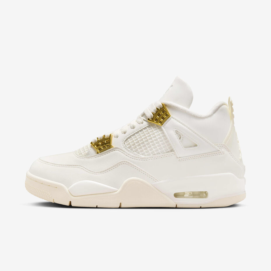 Air Jordan 4 Retro “Sail/Metallic Gold”